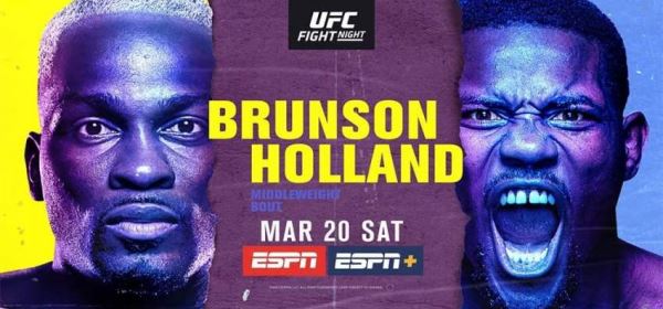 Результаты и бонусы UFC on ESPN 21: Brunson vs. Holland